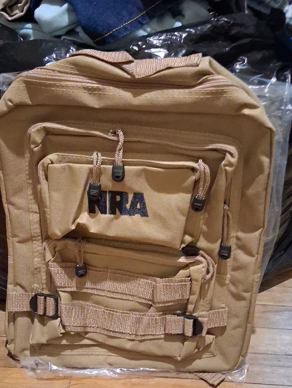 Tactical-Style Men's Backpack in Tan